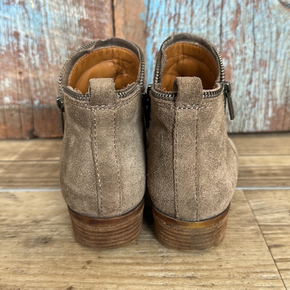 Lucky Brand Bartalino Suede Bootie Size 8.5 - Picture 5 of 10